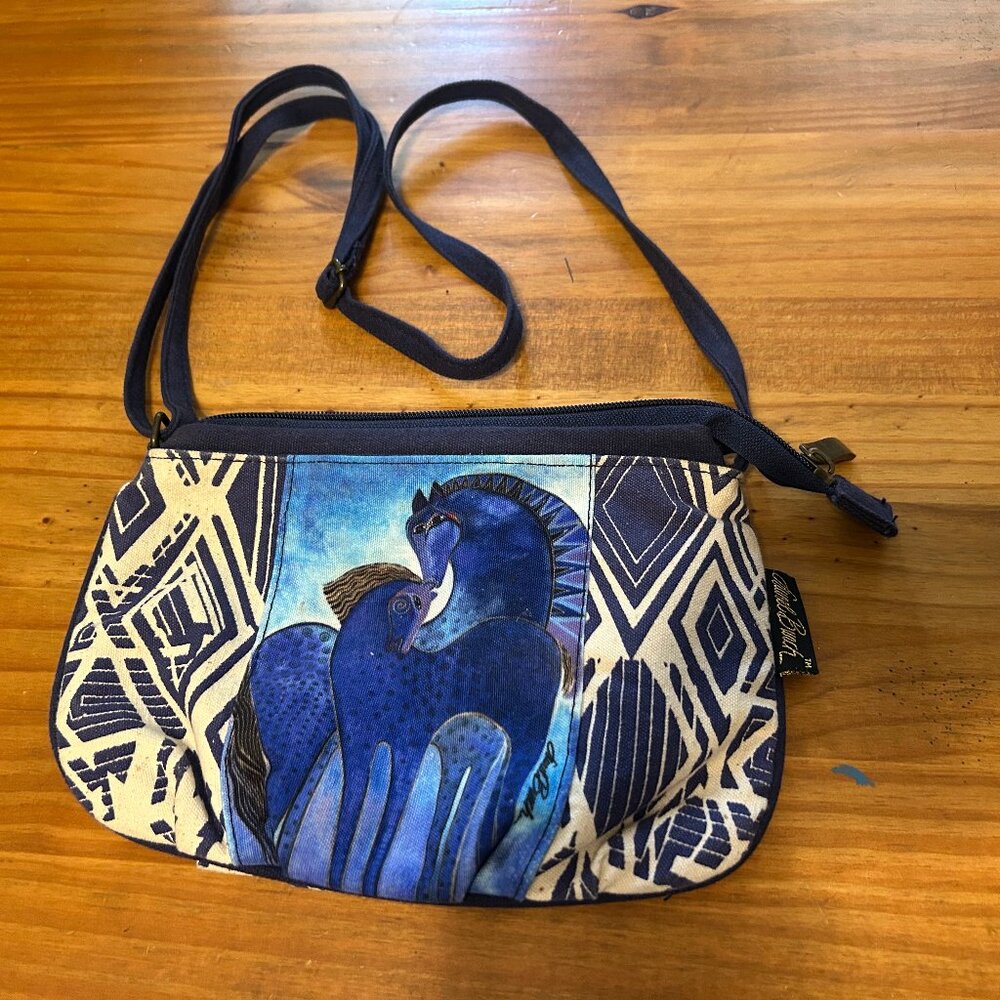 Laurel Burch Crossbody Bag Blue